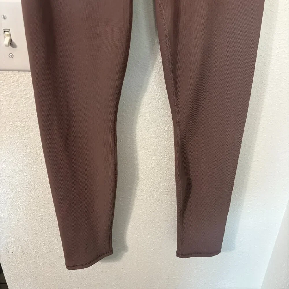 Z Supply Good Days Rib 7/8 Leggings in Twilight Sky Size Large New Activeware
